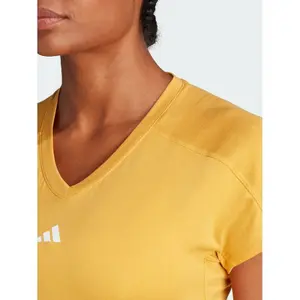 Camiseta cuello pico mujer adidas Aeroready image-2