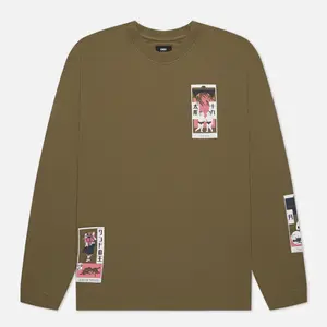 i029341-mao67-t-shirt-manches-longues-edwin-tarot-deck-ii-vert-olive