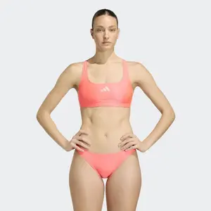 Maillot de bain 2 pièces dos en V femme adidas 3-Stripes image-1