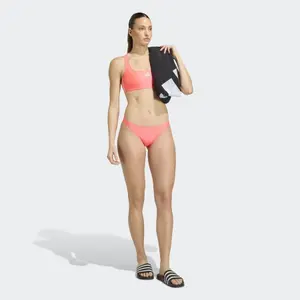 Maillot de bain 2 pièces dos en V femme adidas 3-Stripes image-3