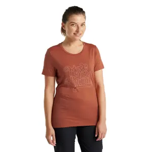 T-shirt femme Icebreaker t-lite II move to natural image-1