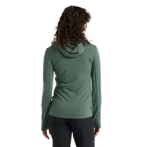 Felpa con cappuccio da donna Icebreaker quantum III zip image-5