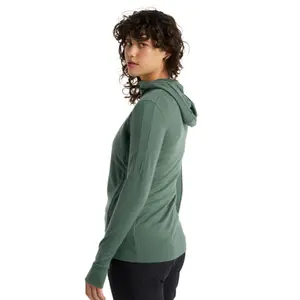 Felpa con cappuccio da donna Icebreaker quantum III zip image-6