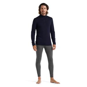 Langærmet termotop med halv lynlås Icebreaker 200 oasis image-1