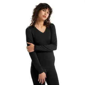 T-shirt maniche lunghe donna Icebreaker 200 oasis V image-2