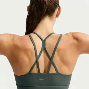 Leicht gepolsterter Trägersupport BH für Damen Nike Zenvy Strappy image-3