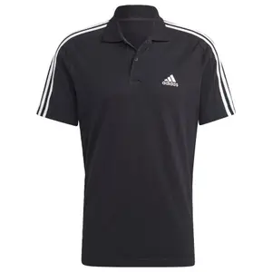 Polo et petit logo brodé en piqué adidas Essentials 3-Stripes image-0