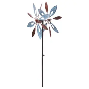 Metal weather vane Icare Distribution Flower Duett