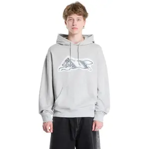 Hooded Sweatshirt Icecream Iced Out Running Dog image-0