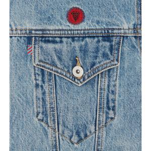 Trucker denim jacket Icecream image-2