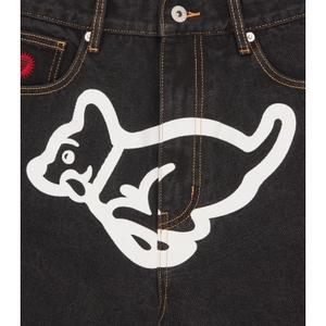 Denim shorts Icecream Running Puppy image-2