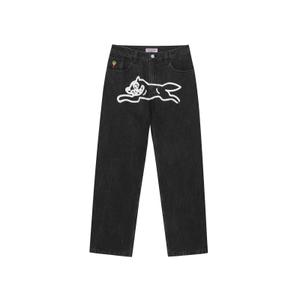 Jeans Icecream Spray Paint Dog Double Scoop