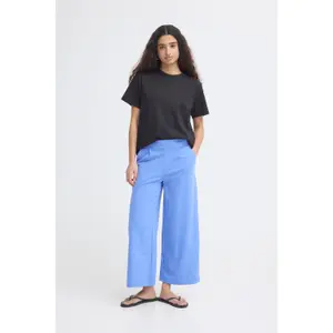 Women's wide-leg trousers Ichi Kate SUS image-3