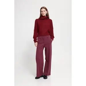 Dames wide leg broek Ichi Kate SUS Office image-3