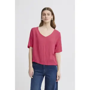 Bluse, kurzärmelig, Damen Ichi Ihmarrakech So Ss9 image-1