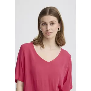 Bluse, kurzärmelig, Damen Ichi Ihmarrakech So Ss9 image-5