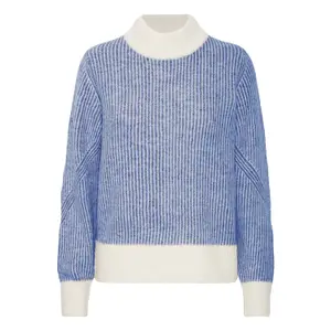 Striped long-sleeve jumper women Ichi Kamara 4 image-0