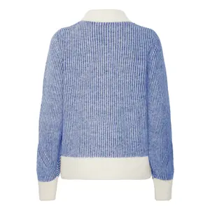 Striped long-sleeve jumper women Ichi Kamara 4 image-3