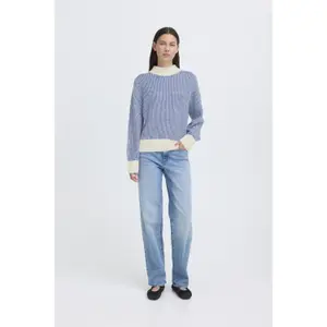Striped long-sleeve jumper women Ichi Kamara 4 image-2
