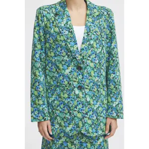 Oversized printed women's blazer Ichi Kate image-5