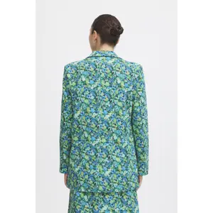 Oversized printed women's blazer Ichi Kate image-4