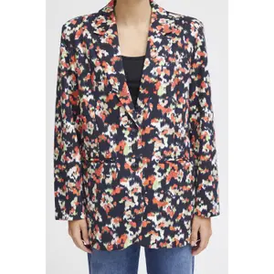 Women's oversized printed blazer Ichi Ihkate image-6