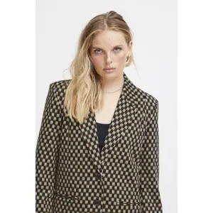 Women's oversized printed blazer Ichi Ihkate image-5