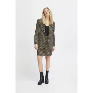 Women's oversized printed blazer Ichi Ihkate image-2