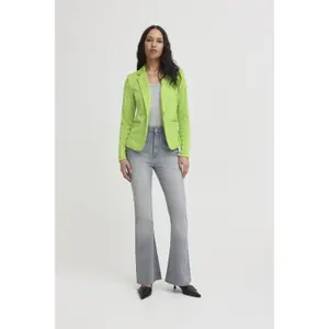 Leopard jacquard blazer til kvinder Ichi Ihkate image-1