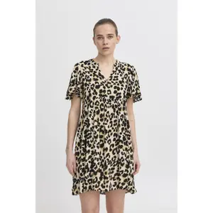 Women's printed dress Ichi IHMarrakech Dr15 image-2