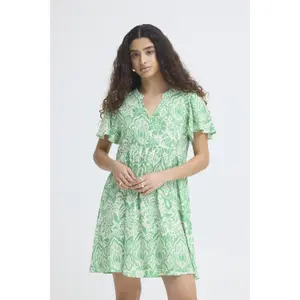 Women's printed dress Ichi IHMarrakech Dr15 image-2