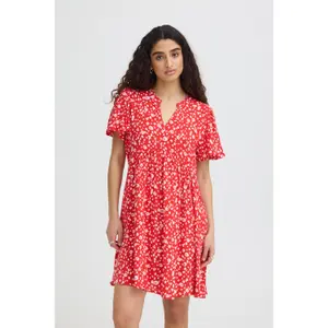 Women's printed dress Ichi IHMarrakech Dr15 image-1