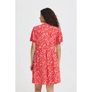 Women's printed dress Ichi IHMarrakech Dr15 image-3