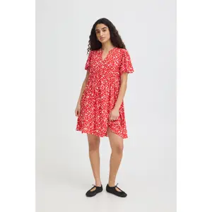 Women's printed dress Ichi IHMarrakech Dr15 image-4