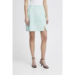 Women's printed skirt Ichi Kate 12 image-1
