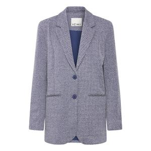 20121605-900000478-blazer-femme-ichi-kate-jacquard-patriot-blue-herringbone