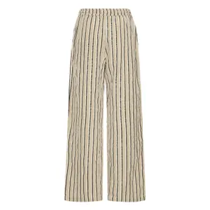 Pantalon femme Ichi IAFoxa Striped Beach Pt image-1