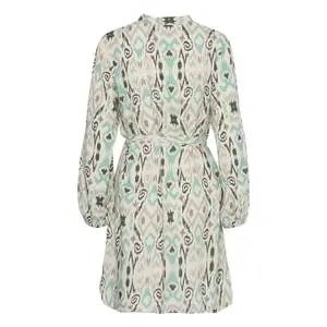 Damska sukienka koszulowa z długim rękawem Ichi Vera 36 image-1