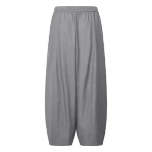 Pantaloni larghi con cordino donna Ichi image-1