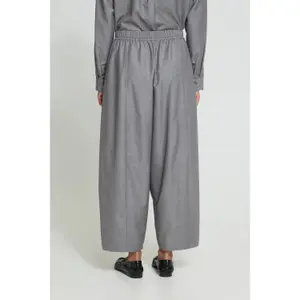 Pantaloni larghi con cordino donna Ichi image-5