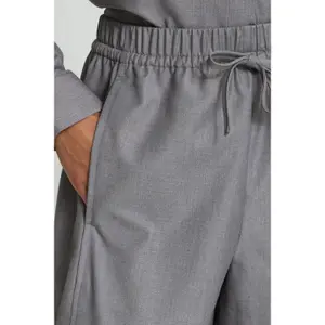 Pantaloni larghi con cordino donna Ichi image-6