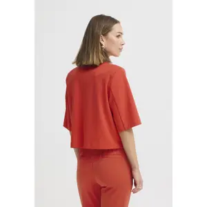 Women's crop blazer Ichi Kate SUS image-4