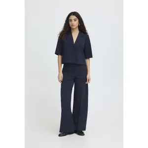 Women's crop blazer Ichi Kate SUS image-1
