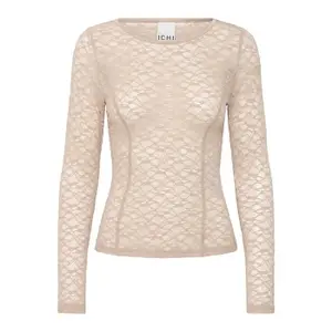 Langarmshirt Ichi Lacey image-0