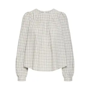 Langærmet bluse til kvinder Ichi Amyra image-0