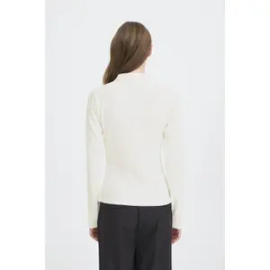 Women's long-sleeved polo shirt Ichi Pacific image-4