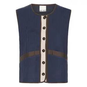 Sleeveless jacket for women Ichi IHXellie image-0