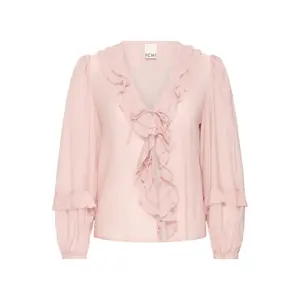 Long sleeve blouse for women Ichi Xmille image-0