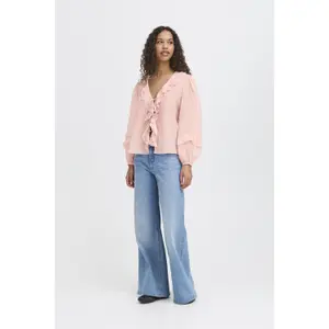 Long sleeve blouse for women Ichi Xmille image-2