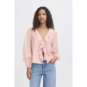 Long sleeve blouse for women Ichi Xmille image-1